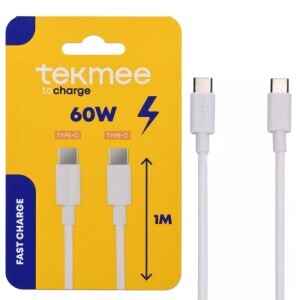 Tekmee Nabijecí kabel 1m Type C 60w (10/krt)