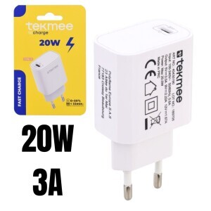 Tekmee Nabiječka 20W Type C Rychlonabíjecí (10/krt)