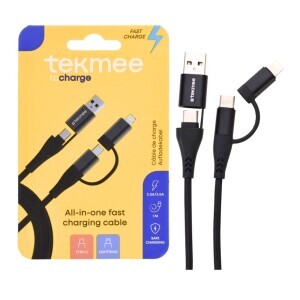 Tekmee Nabijecí kabel 1m 3v1 (12/krt)