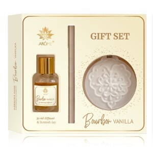 Arome Dár.sada 30ml difuzéru a vonného jílu, Bourbon Vanilla(24/krt)