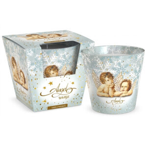 Santo 115g svíčka ve skle Angel Wings (6/krt)
