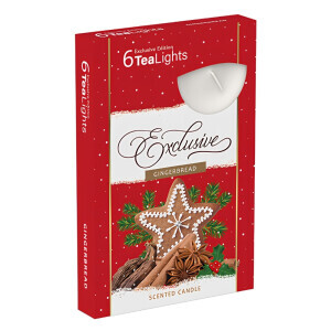 Santo Svíčka čajová 6ks Christmas Gingerbread (45/krt)