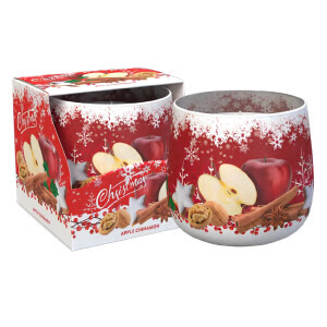 Santo 100g svíčka ve skle Christmas  (12/krt)