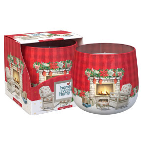 Santo 100g svíčka ve skle Christmas(12/krt)