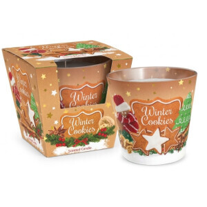 Santo 115g svíčka ve skle Christmas GINGERBREAD(6/krt)