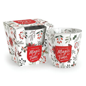 Santo 115g svíčka ve skle Magic Time NEW (6/krt)