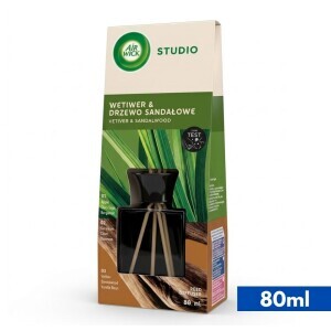 Airwick tyčinky 80ml  Vetiver a santalové dřevo (5/krt)