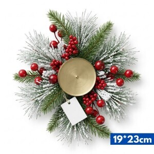 Vánoční dekorace 19*23cm (120/krt)