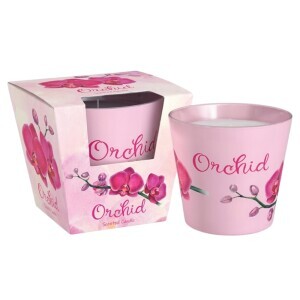 Santo 115g svíčka ve skle Orchid (6/krt)