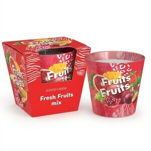 Santo 115g svíčka ve skle Fresh Fruits (6/krt)