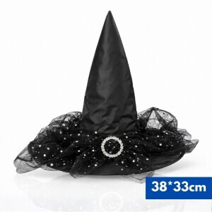 Wiky Klobouk 38*33cm Čarodejnický (600/krt)