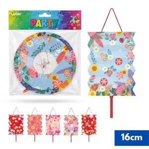 Wiky Lampion 16cm Květiny (400/krt)