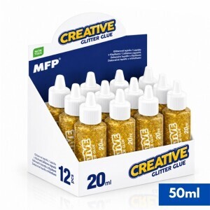 MFP Lepidlo 20ml Glitrové zlaté (12/krt)
