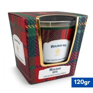 Arome Svíčka ve skle 120g Holiday Hug (12/bal 48/krt)