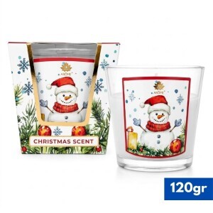 Arome Svíčka ve skle 120g Christmas Scent (12/bal 48/krt)