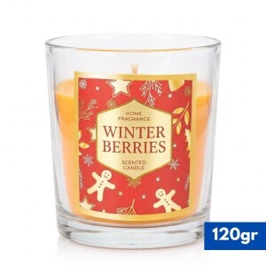 Arome Svíčka ve skle 120g Winter Berries (12/bal 48/krt)