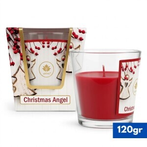 Arome Svíčka ve skle 120g Christmass Angel (12/bal 48/krt)