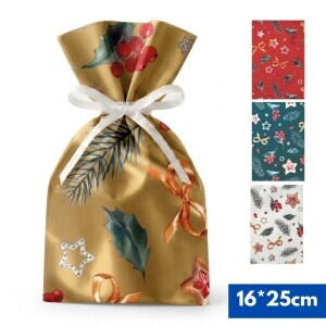 MFP vánoční sáček 16*25cm PP (100/krt)