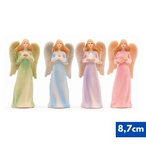 Dekorace Anděl 8.7cm Mix (24/krt)