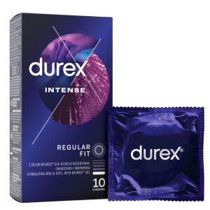 Durex Kondom 10ks Intense (6/bal)