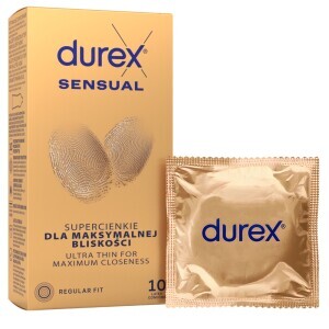 Durex Kondom 10ks Sensual (6/bal)