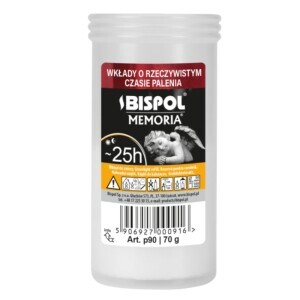 Bispol Svíčka hřbitovní Memoria 25h (30/krt)