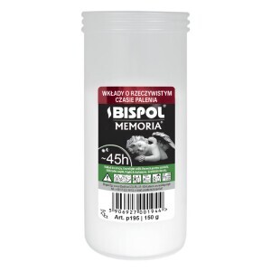 Bispol Svíčka hřbitovní náplň P195/45h(20/krt)