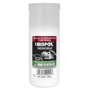 Bispol Svíčka hřbitovní náplň P200/52h(20/krt)