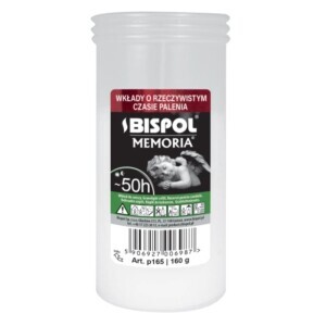 Bispol Svíčka hřbitovní olejová Memoria Paraffin 45h/160g (20/krt)