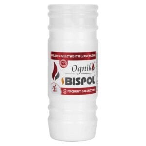 Bispol Svíčka hřbitovní Ognik 3dni/200g (24/krt)