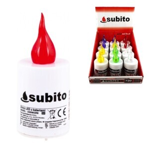 LED Dekorace na baterie 10cm Subito MIX (12/bal 480/krt)