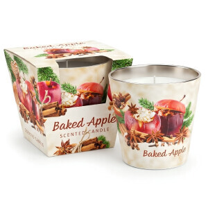 Santo 115g svíčka ve skle Christmas Baked Apple (6/krt)