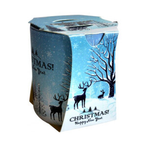 Admit Svíčka ve skle 90g Christmas Winter (6/krt)