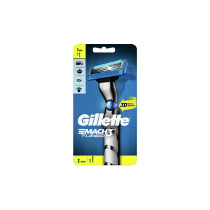 Gillette Mach3 Holítka Turbo 3D + 2hlavice (36/krt)