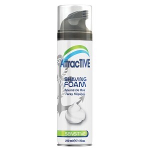 Attractive 210ml Pěna na holení Sensitive (24/krt)