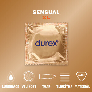 Durex Kondom 3ks Sensual XL (24/bal 288/krt)
