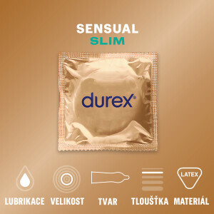 Durex Kondom 3ks Sensual Slim (24/bal 288/krt)