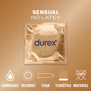 Durex Kondom 3ks Sensual No Latex (24/bal 288/krt)