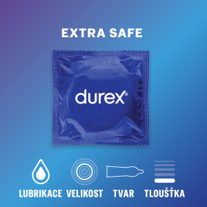Durex Kondom 3ks Extra Safe (24/bal 288/krt)