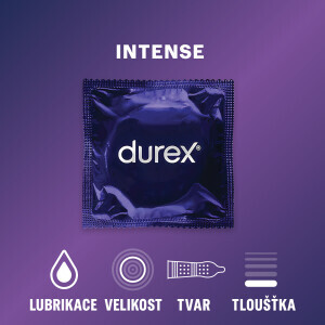 Durex Kondom 3ks Intense (24/bal 288/krt)