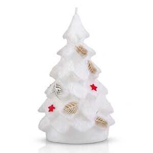 Bartek Svíčka Christmas Figure 75X115mm Winter Town Tree (12/krt)