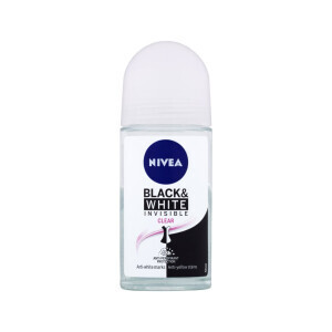 Nivea 50ml Roll-On F AP B&W Invisible Clear (6/krt)